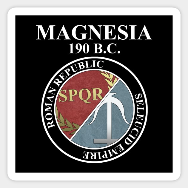 Battle of Magnesia Roman Republic Seleucid Empire Sticker by AgemaApparel